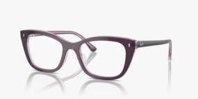 Armao de Grau Ray Ban RB5433 8364 - Violeta sobre rosa transparente